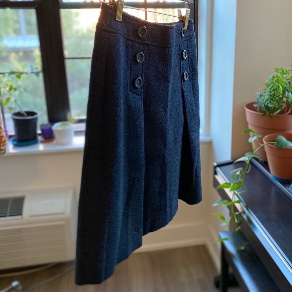 Ann Taylor Navy Sailor Skirt